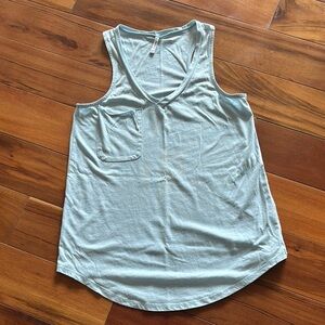 Z Supply Blue Tank Top Moisture-Wicking Athletic Wear